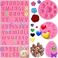 Vista 4 de Moldes de Silicona de Luna y Estrella, Molde de Fondant de Nube Luna Estrella Moldes de Chocolate para Dulces Horneado Azúcar Cake Pop Cupcake