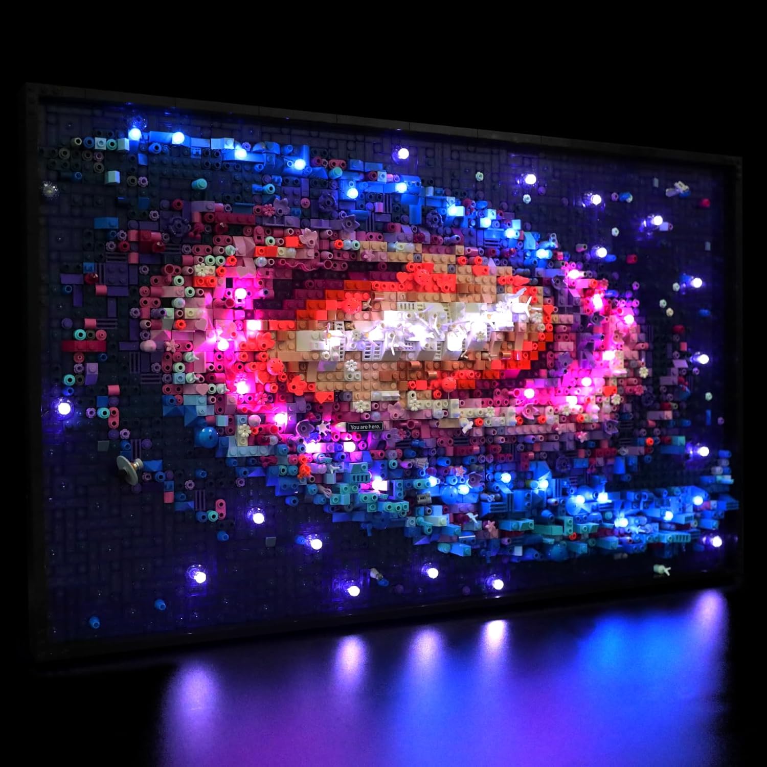 LED Light Kit Compatible with Lego 31212 Art The Milky Way Galaxy - Wall Decor Lighting Set for Galaxy 31212 Building Blocks Model (NO Building Model Bricks)