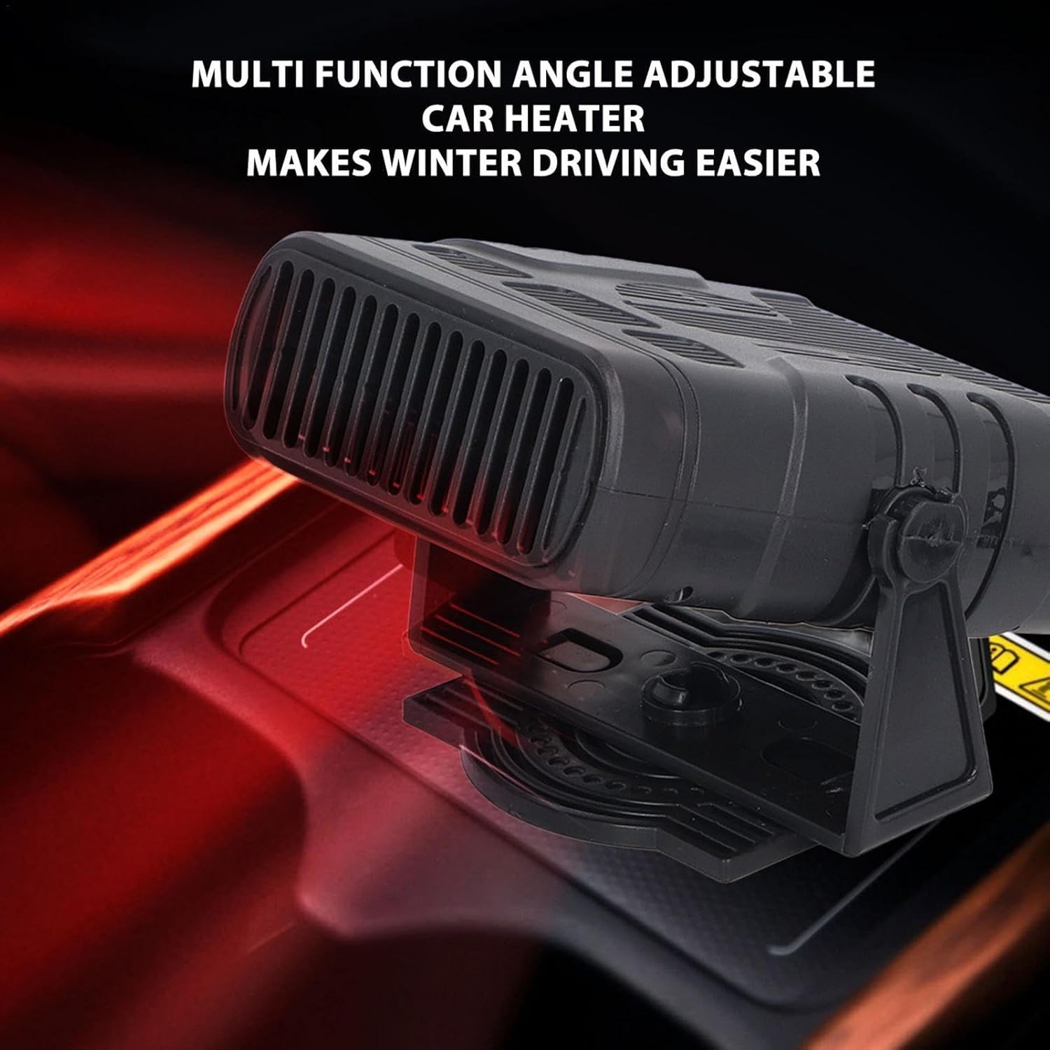 Windshield Defogger Solar Car Electric Heater Solar Windshield Defogger Automobile Windscreen Fan Fast Heating Car Warmer Car Gadgets