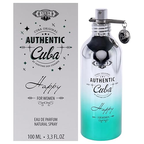 Cuba Auténtico Happy for Women - Spray EDP de 3.3 oz