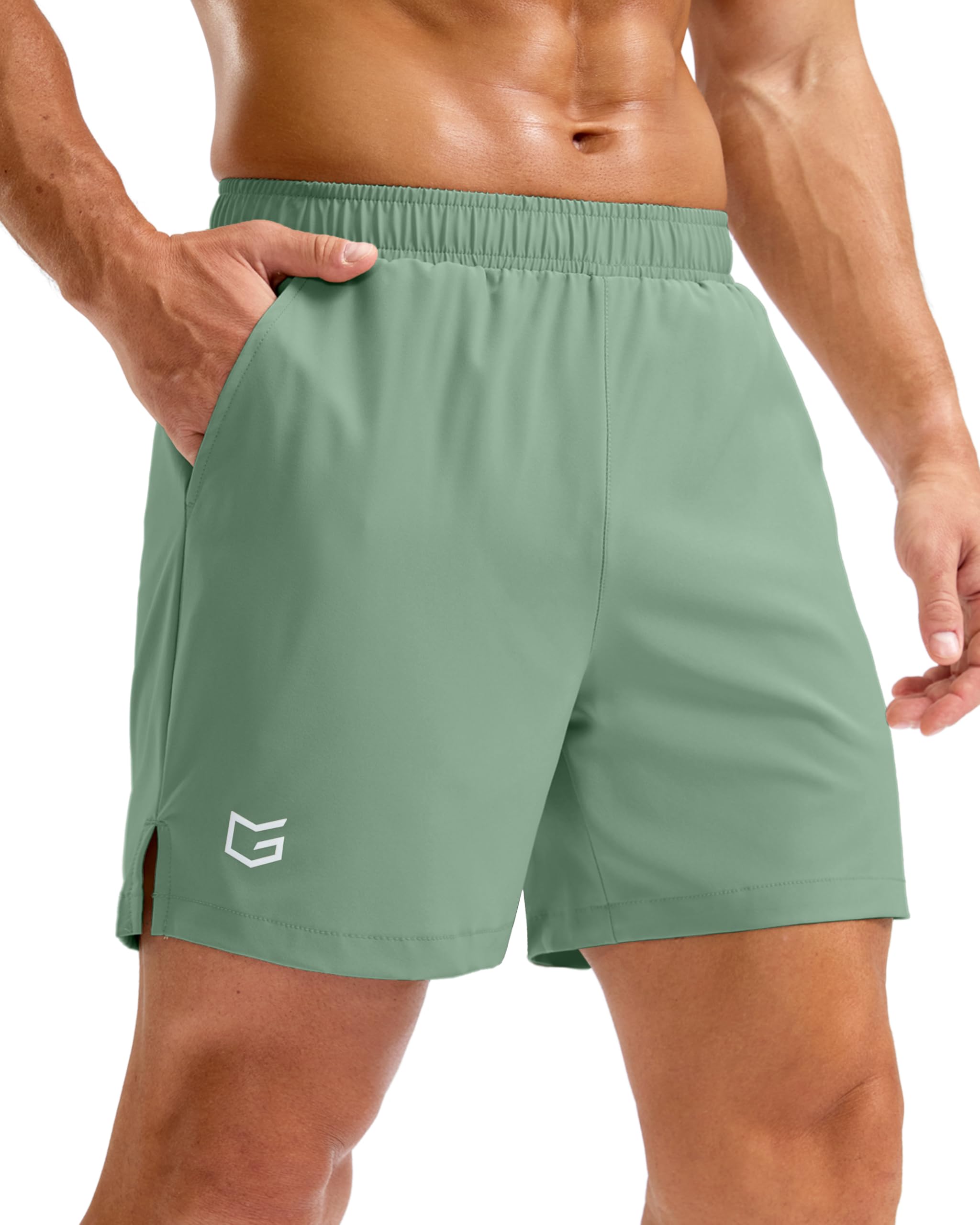 G Gradual Men's Athletic Running Shorts with Pockets 5"/ 7"/ 9" Gym Shorts