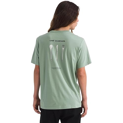 The North Face Mens Evolution Sketch Logo Short-Sleeve Tee | Cotton Shirt with a Logo Graphic