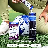Vista 3 de Electrolit Paquetes de electrolitos en polvo, Uva paquete de 8 unidades, paquetes de hidratación en polvo para deshidratación y rehidratación
