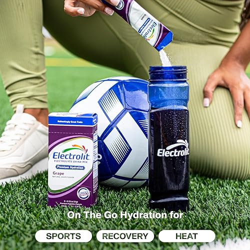 Miniatura 10 de Electrolit Polvo de electrolitos  Mezclas de bebidas hidratantes saborizadas para alivio de la deshidratación y rehidratación rápida  Polvo de