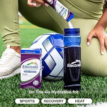 Electrolit Electrolytes Powder Packets, Grape, Variety Pack & Fruit Punch Bundle, Hydration Packets for Dehydration & Rehydration, Post Workout Drink Mix, Gluten Free Water Enhancer Sticks