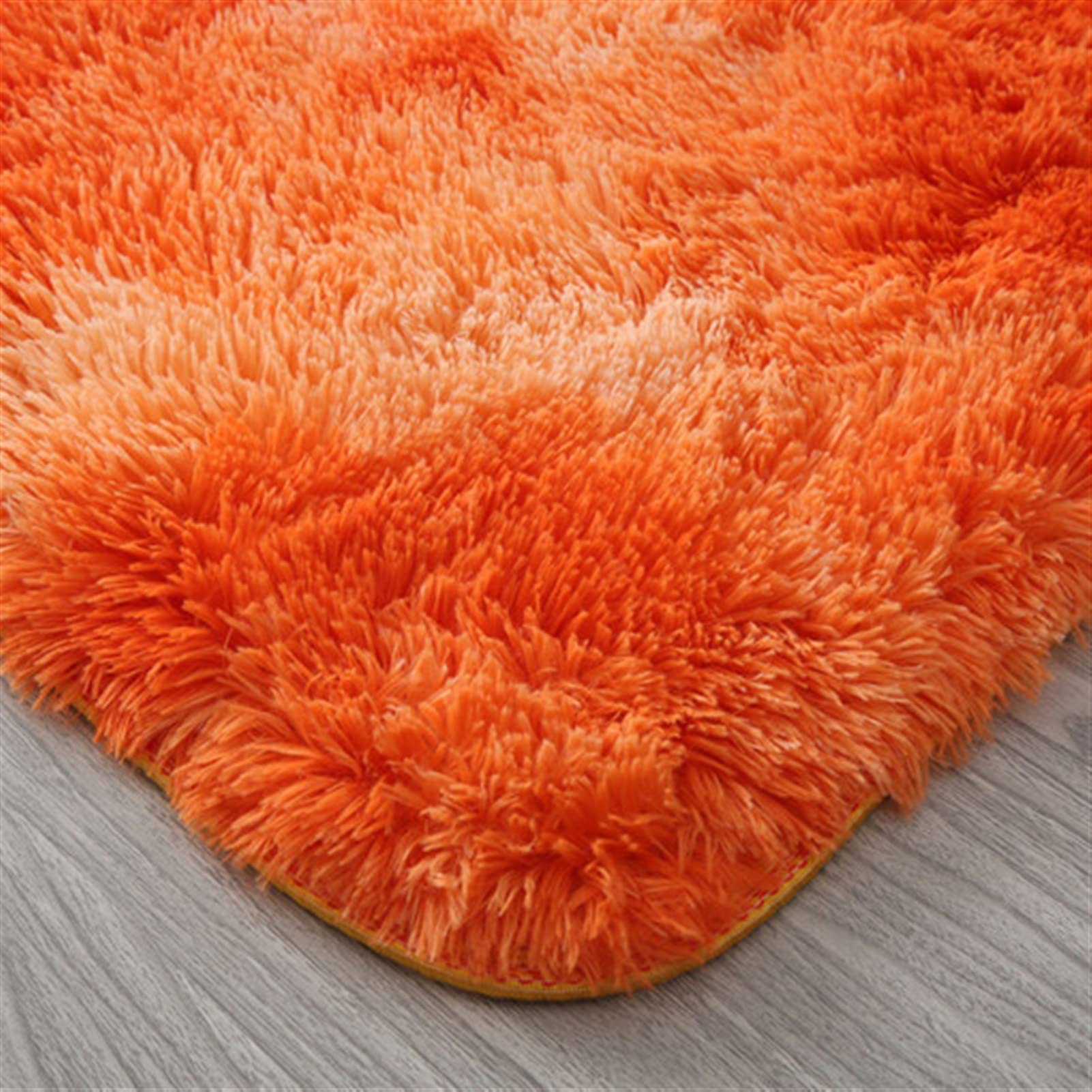 Lifup Tappeto Peloso Morbidi Soffici Antiscivolo Tappetino a Pelo Lungo Rettangolo per Soggiorno Camera da Letto Nero Bianco 3 80 x 160 cm
