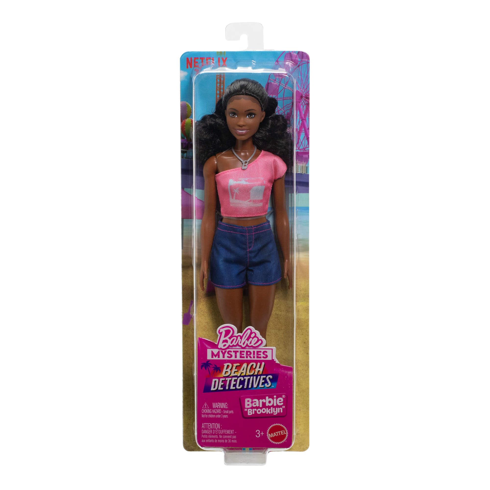 Barbie Un Tocco Di Magia Brooklyn Roberts - Bambola Con Capelli Lunghi 18 Cm, Abito Con Gonna In Tulle E Accessori, Cuccioli Inclusi, 3+ Anni - 5
