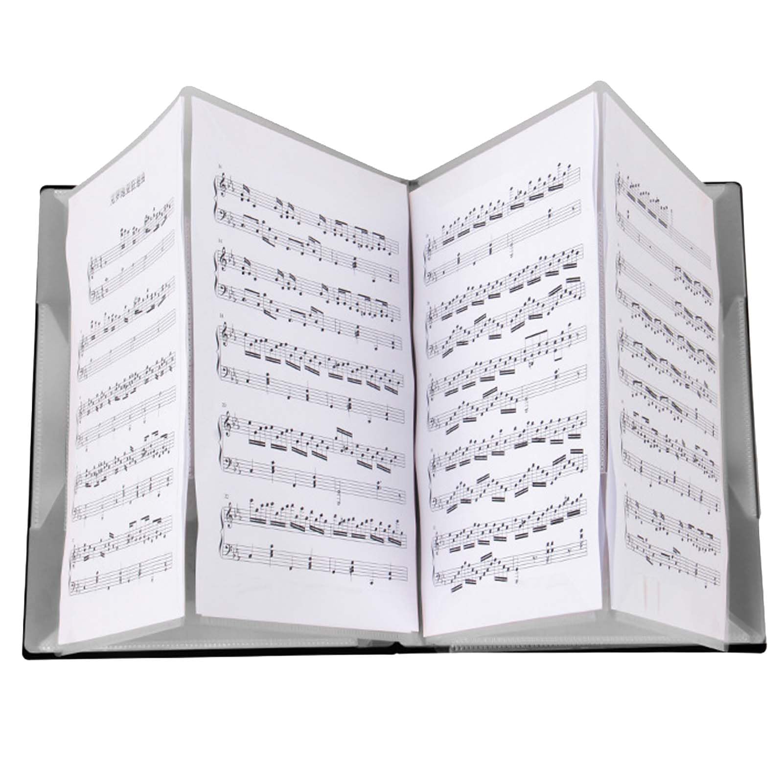 Raccoglitore Porta Spartiti Musicali, Porta Spartiti Musicali A4, Impermeabile Cartella per spartiti per Pianoforte Chitarra Violino Carta Documenti Amanti Della Musica Studenti