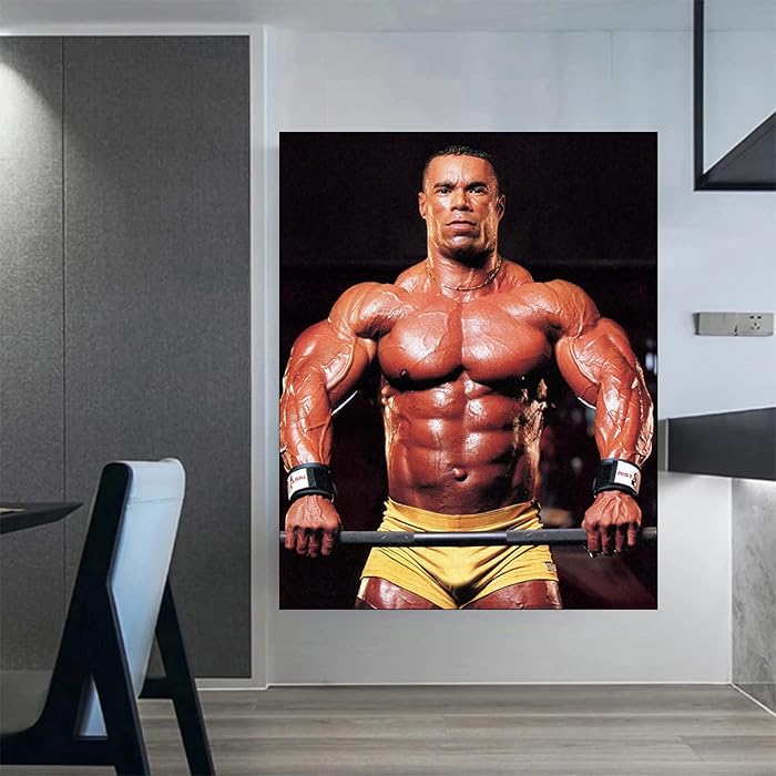 Buy Hnyjyfa Kevin Levrone Poster Muscle Man Bodybuilding Poster Workout