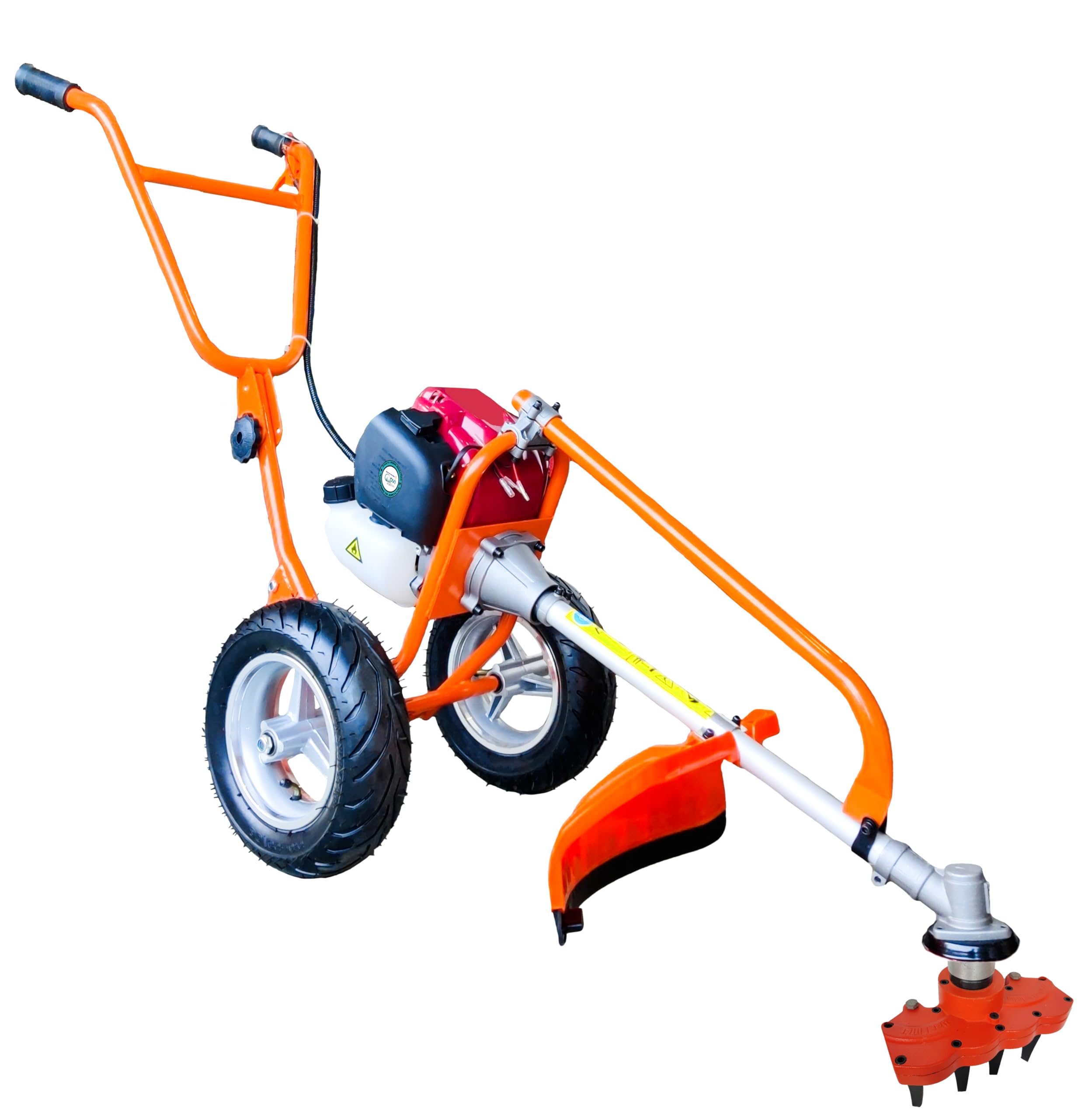 DVI 50CC 4 Stroke Trolley Brush Cutter| with Weeder Attachment | for Grass Trimming & Weeding Soil | with 80T, 3T, 2T Blade & TAP N Go (with VERTILLER Attachment) (B0CNQ3LN5G) Amazon Price History, Amazon Price Tracker
