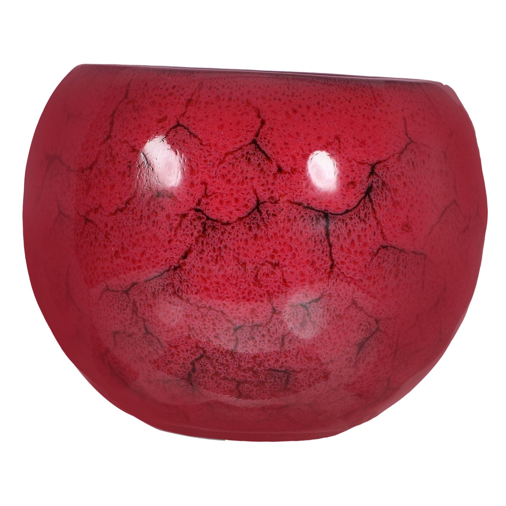 BTYQKZVPM Glass Coffee Cups Ceramic Teacup Ceramics Large Glass Coffee Mugs(Red)