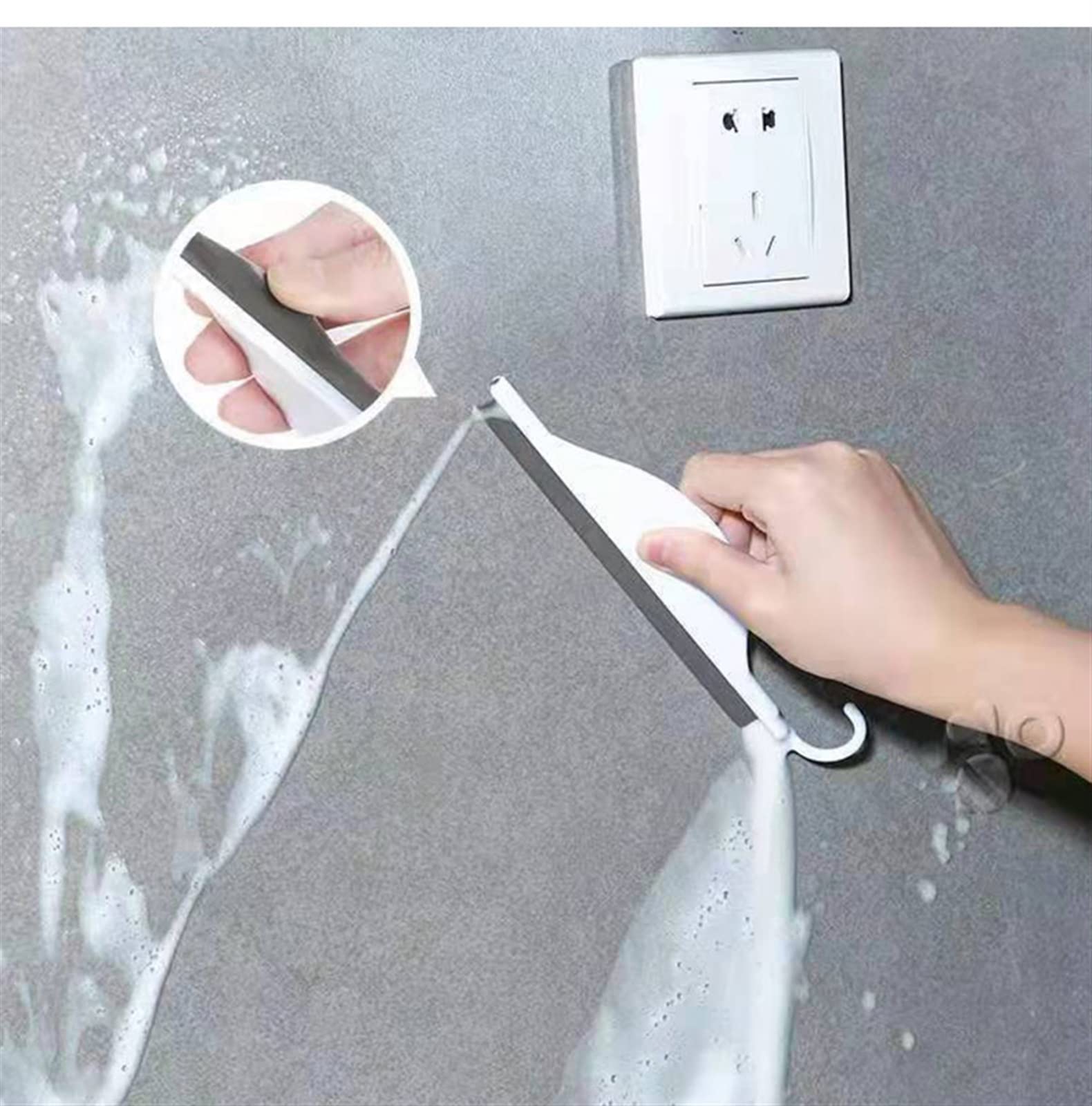 Cepillo Limpiador Silicone para Baño