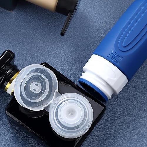 Miniatura 110 de Botellas de viaje para artículos de tocador, aprobados por la Tsa, recipientes de tamaño de viaje de 3 onzas, sin BPA, a prueba de fugas