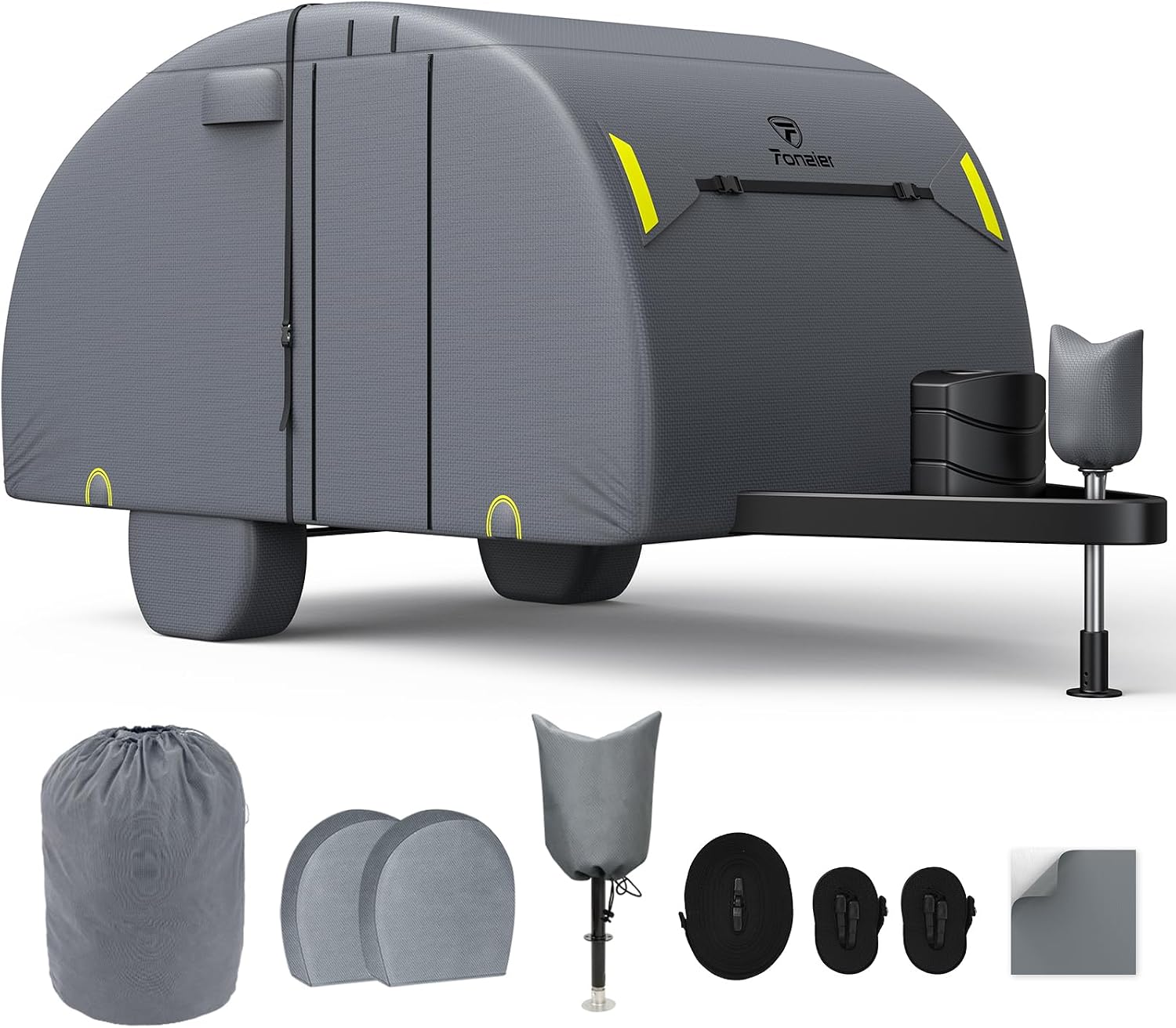 RV Cover for R Pod, Fonzier RV Cover for Teardrop Camper, 17.7'