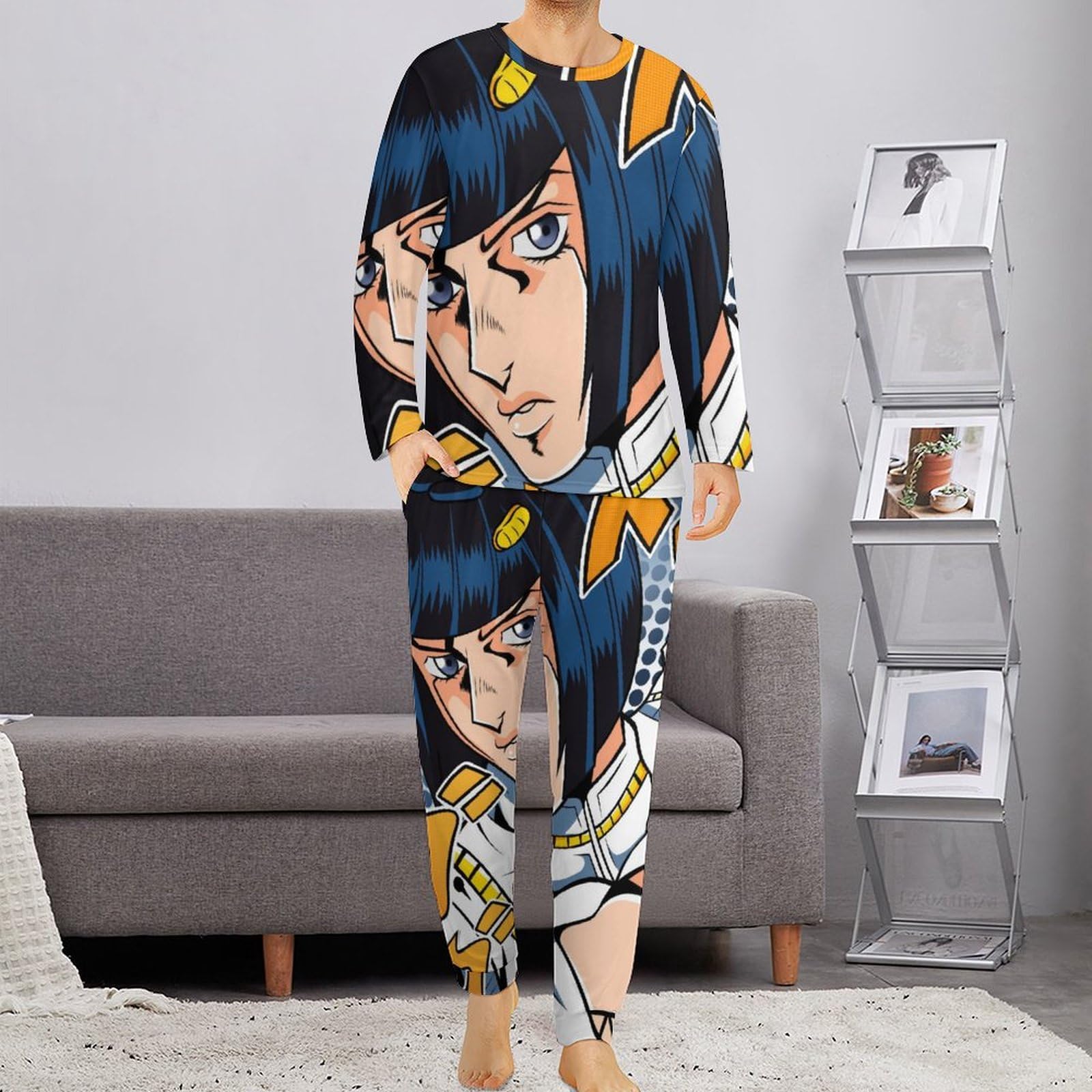 Amazon.co.jp: ジョジョの奇妙な冒険 ブルーノ ルームウェア パジャマ