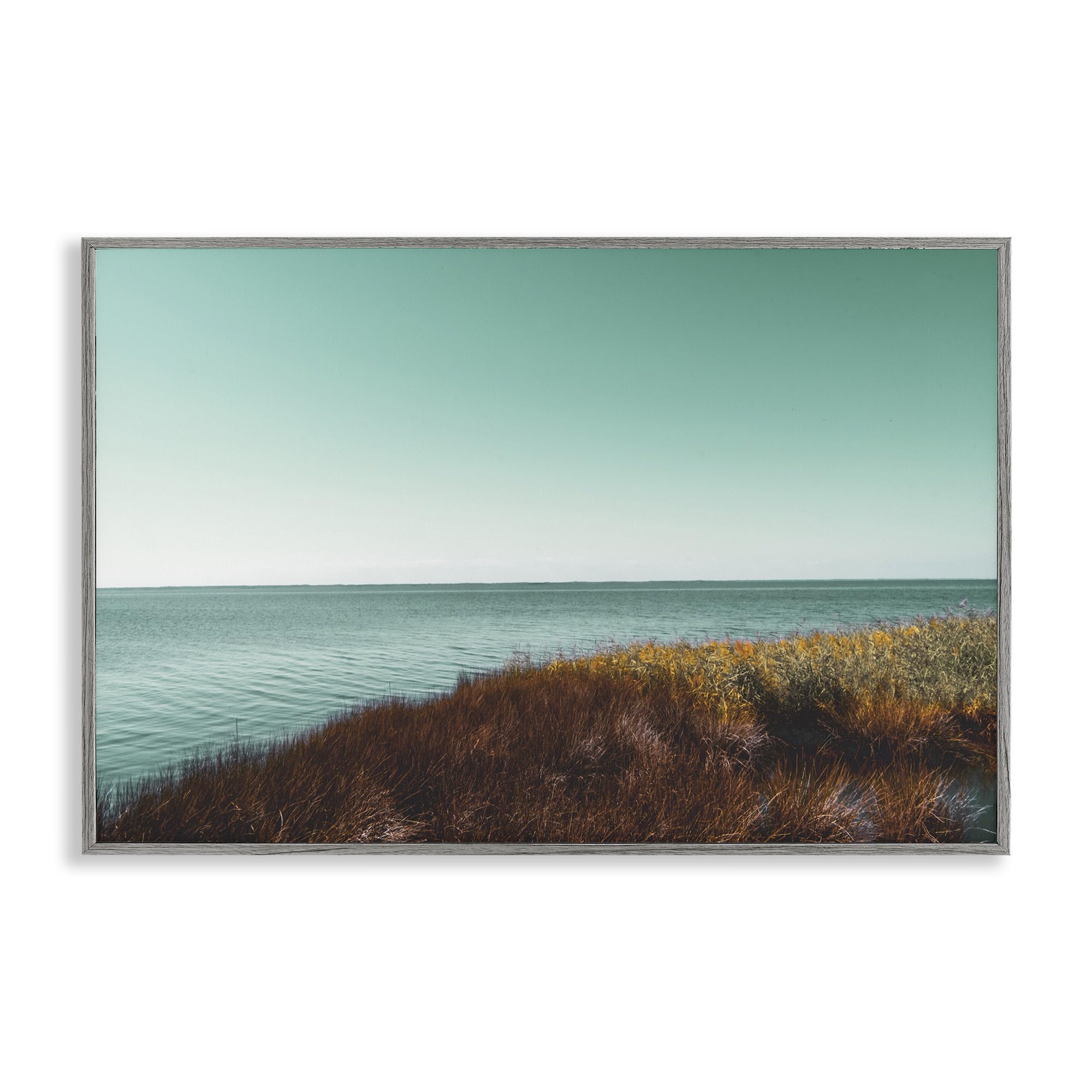 Gris coucher de soleil brise marine Stupell Industries tableau décoration 30x45cm