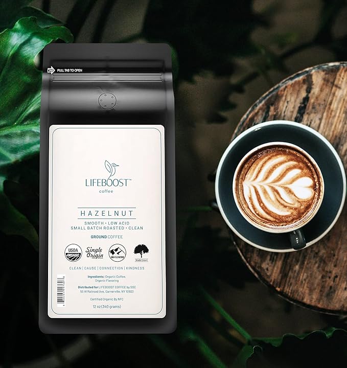 Indulge in the rich and satisfying flavor of Lifeboost Non-GMO organic whole bean low acid coffee. Grown in the mountains of Central America, these shade-grown coffee beans are hand selected to ensure purity and quality. The beans are sun dried and spring water washed, resulting in a pure and natural coffee that is ethically sourced and deliciously satisfying.