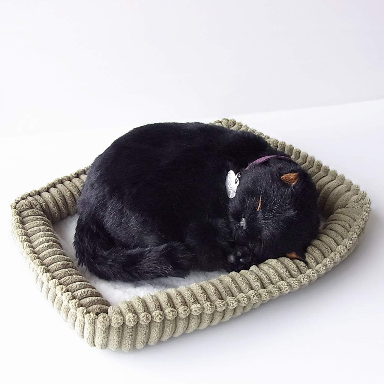 KOSEN ケーセン 猫 座り ぬいぐるみ 黒色 23cm ドイツ製 ケーセン