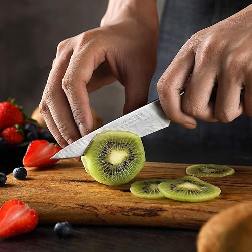 Miniatura 3 de Juego de regalo de Navidad, cuchillo de carne de 7 pulgadas y cuchillo de pelar de 4 pulgadas