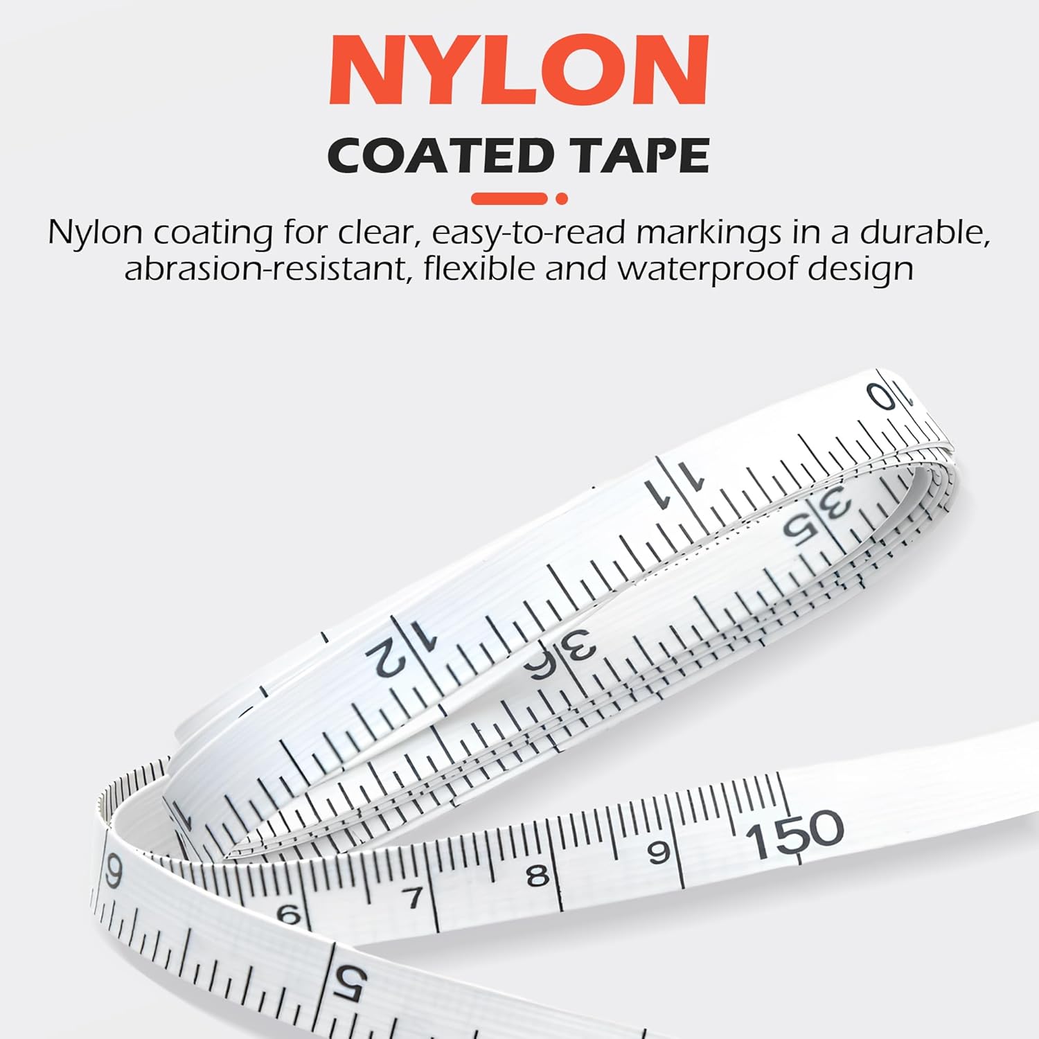 100ft Fiberglass Tape Measure, 30m Inches/Feet Measuring Tape Metric Tape, Dual Sided Measure, Mefape Waterproof Wind Up Long Distance Tape Measure for Field Measuring