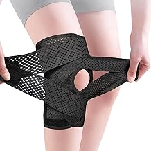 HENGBIRD Knee Brace Meniscus for Men and Women, Professional Knee Brace, Knee Support with Side Stabilisers, Knee Pain Relief for Arthritis, Running, Meniscus Tear, Hiking, Sports (L)