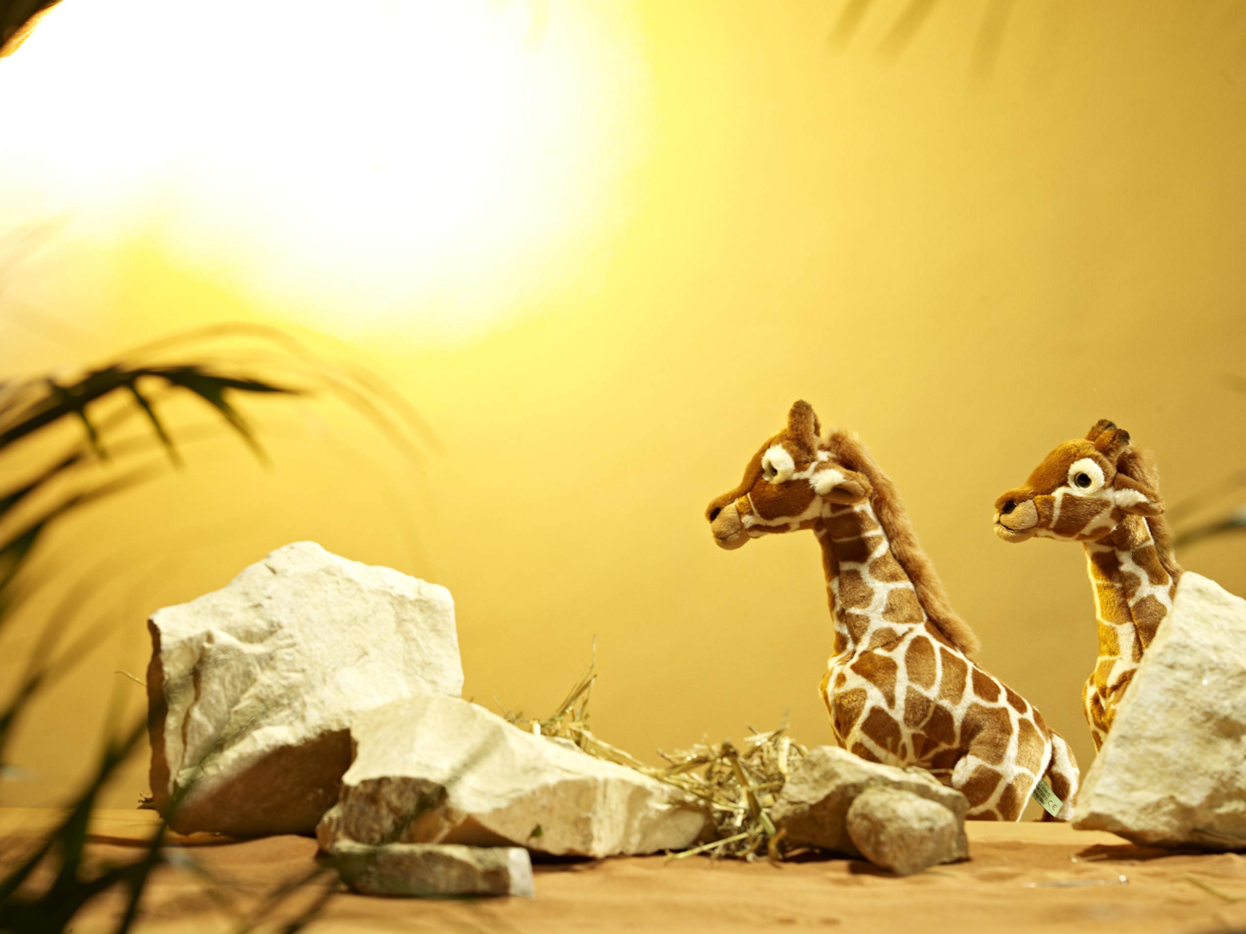 Peluche Living Nature - Grande girafe (40 cm)