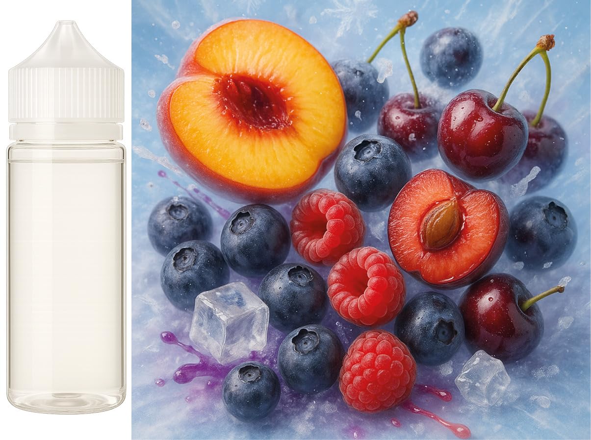 Açaí melocotón frambuesa Ice aroma concentrado líquido Sasami vegano 100ml 8