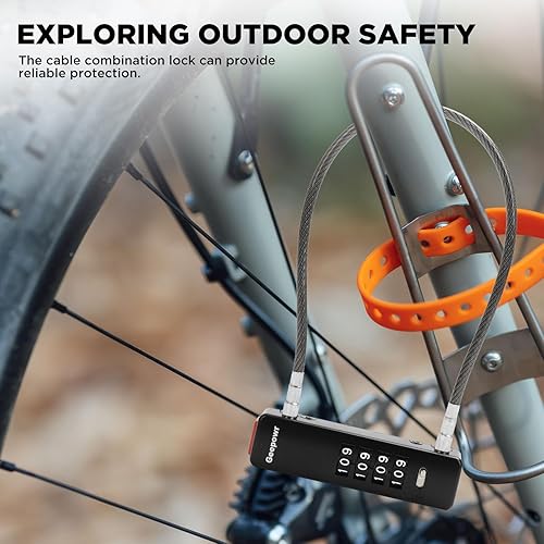 Miniatura 6 de Candado de contraseña de seguridad, cerradura de combinación para el hogar, oficina, almacenamiento