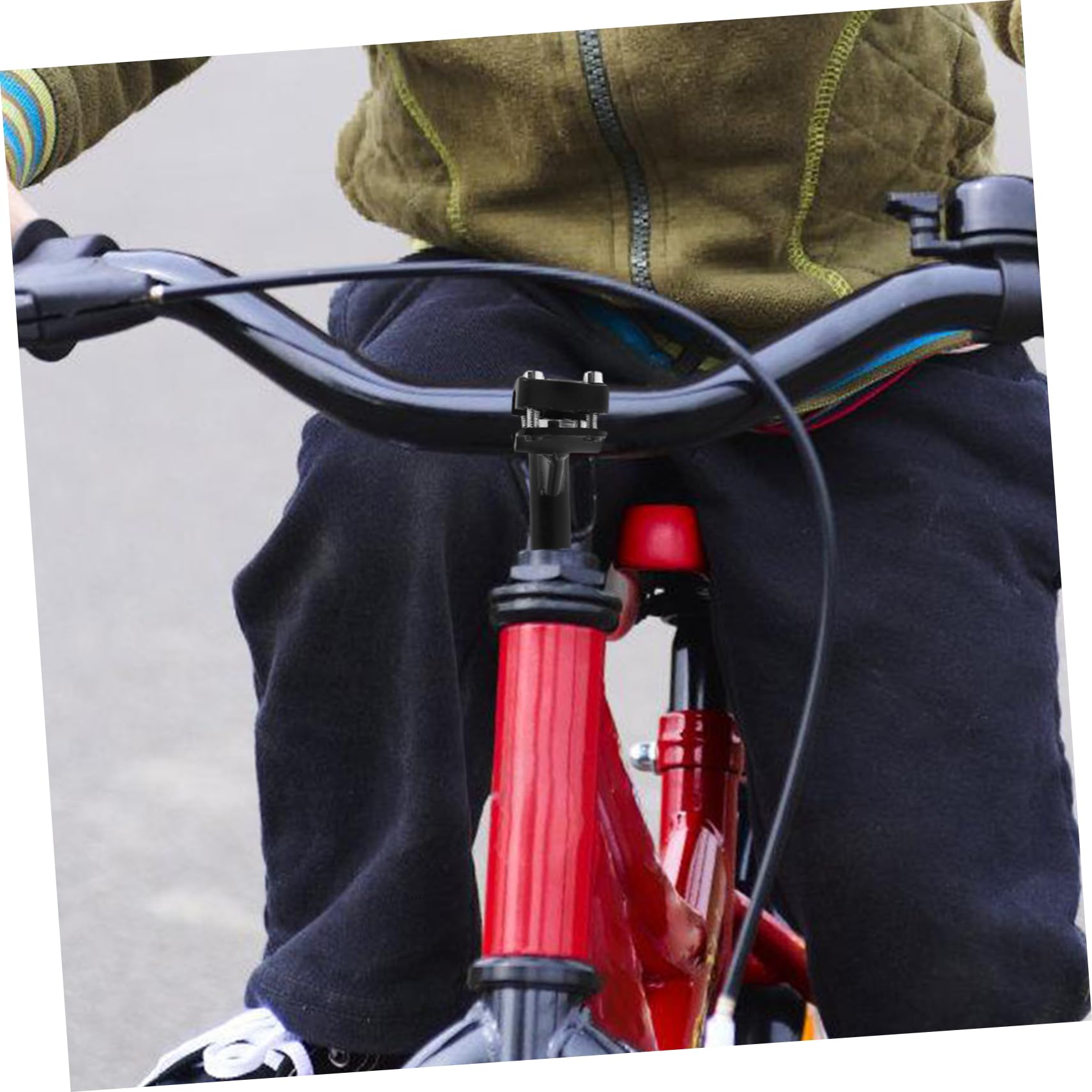 Extensor Durabilidad y Fiabilidad a Largo Plazo de Montaña Negro de Bicicleta de Manillar Accesorio Metálico y Plástico para Bicicletas de Carretera y Montaña