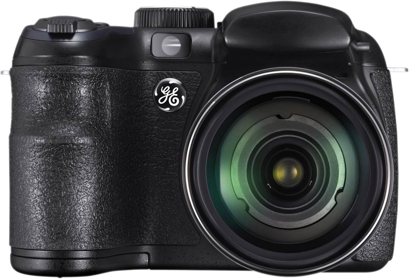 GE X400 Bridge Digital Still Camera - Black (14MP, 15x Zoom, AA Batteries) 2.7 inch LCD