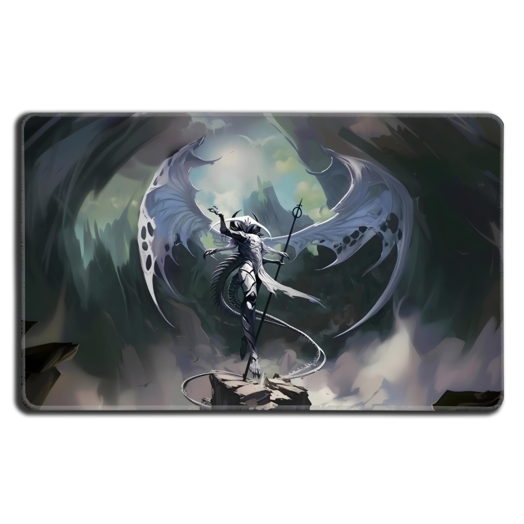 Amazon.com: Digital Sorcery Studio Angel Horror Commander Playmat