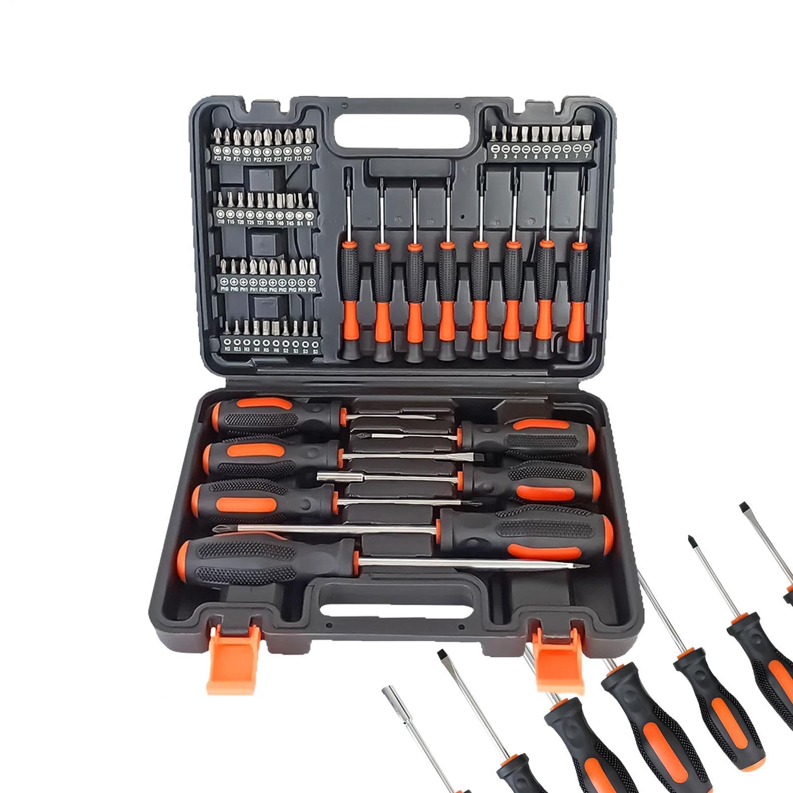 Set di Cacciaviti Magnetici 66 Pezzi di Punte e Utensili per Riparazione | Set di Cacciaviti con Punta Magnetica per Orologi, Occhiali, Computer, Occhiali da Sole e Apparecchiature Elettroniche Do