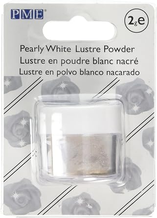 PME Edible Lustre Colour Pearly White
