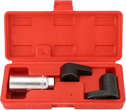 ATPEAM Oxygen Sensor Socket Set 3 Piece, Extra Durable Chrome Vanadium Steel, 7/8 inch & 22 mm Sockets, for O2 Sensor Removal, Automotive, Wrench Remover Tool