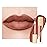 Oulac Matte Liquid Red Lipstick for Women, Orange-Brown Tones Red Lip Gloss Long Lasting, Highly Pigmern Lip Color with Vitamin E & Rose Oil, Waterproof, Vegan & Cruelty-Free M04