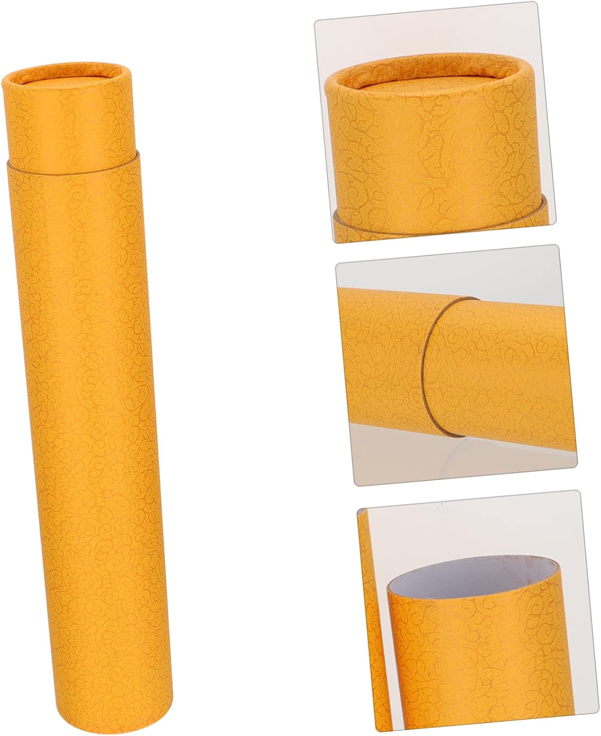 Portable Artwork Storage Tube Telescoping Mailtube Caps for Paper Drawing Plans