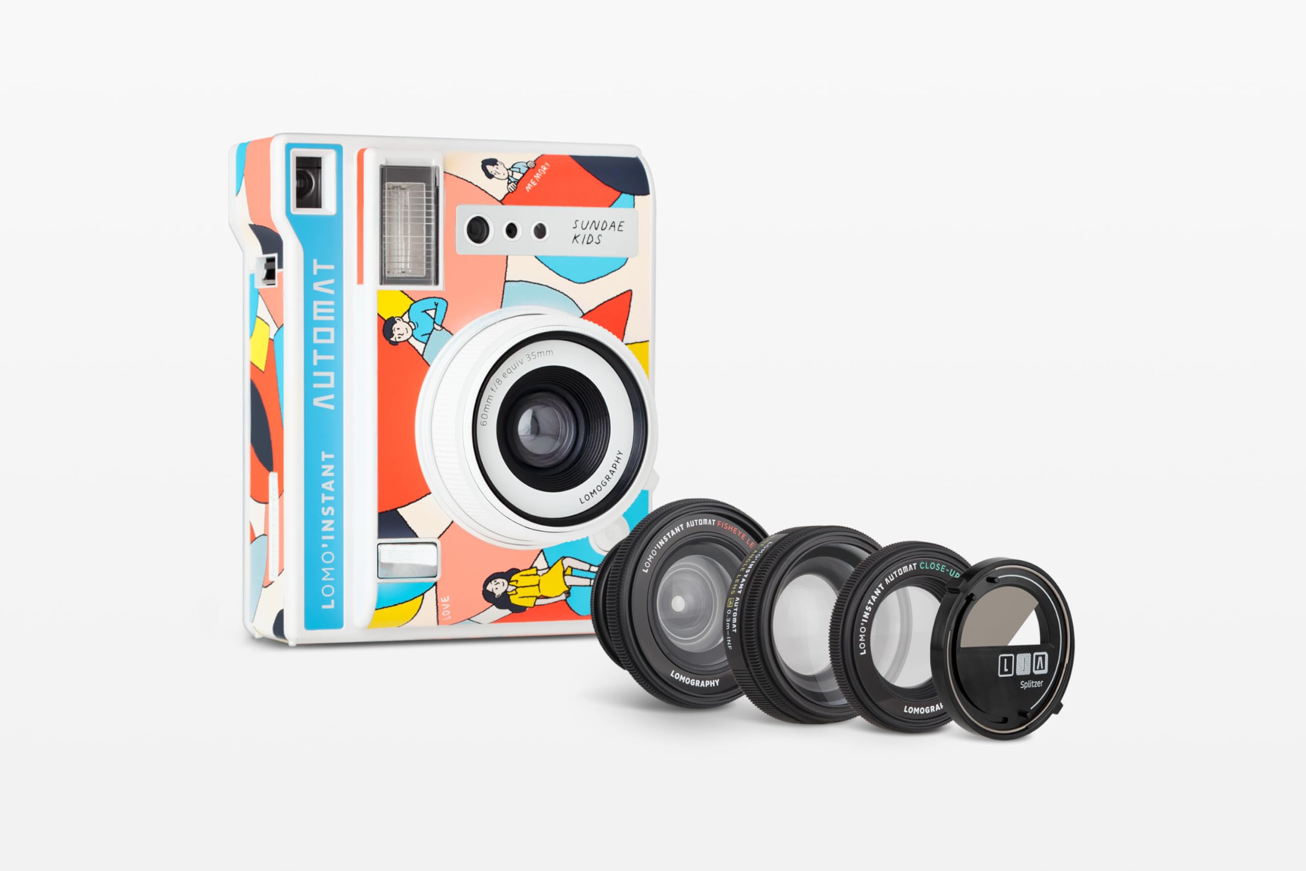 Amazon | Lomo'Instant Automat Camera Sundae Kids Edition + 3種類の