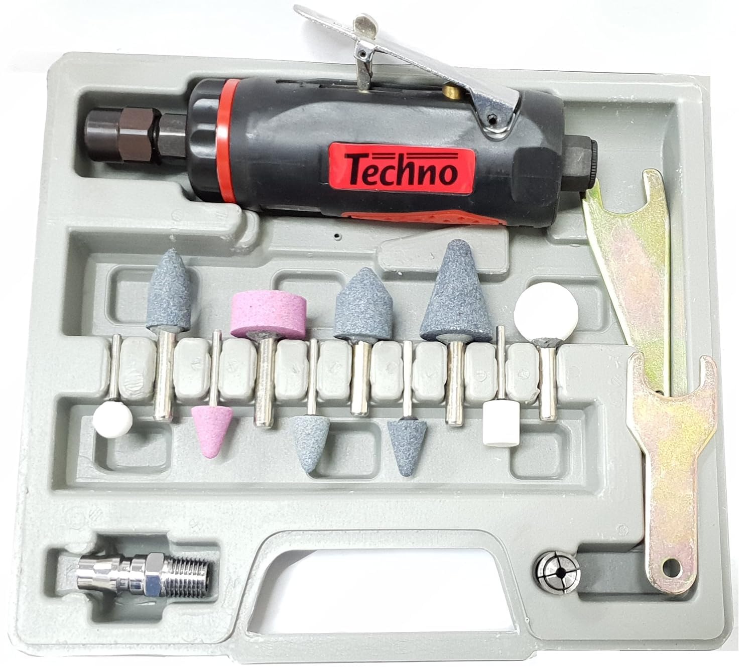 Pneumatic Mini Die Grinder with Accessories for Nail Art (1/4 inch/6 mm)-image-37