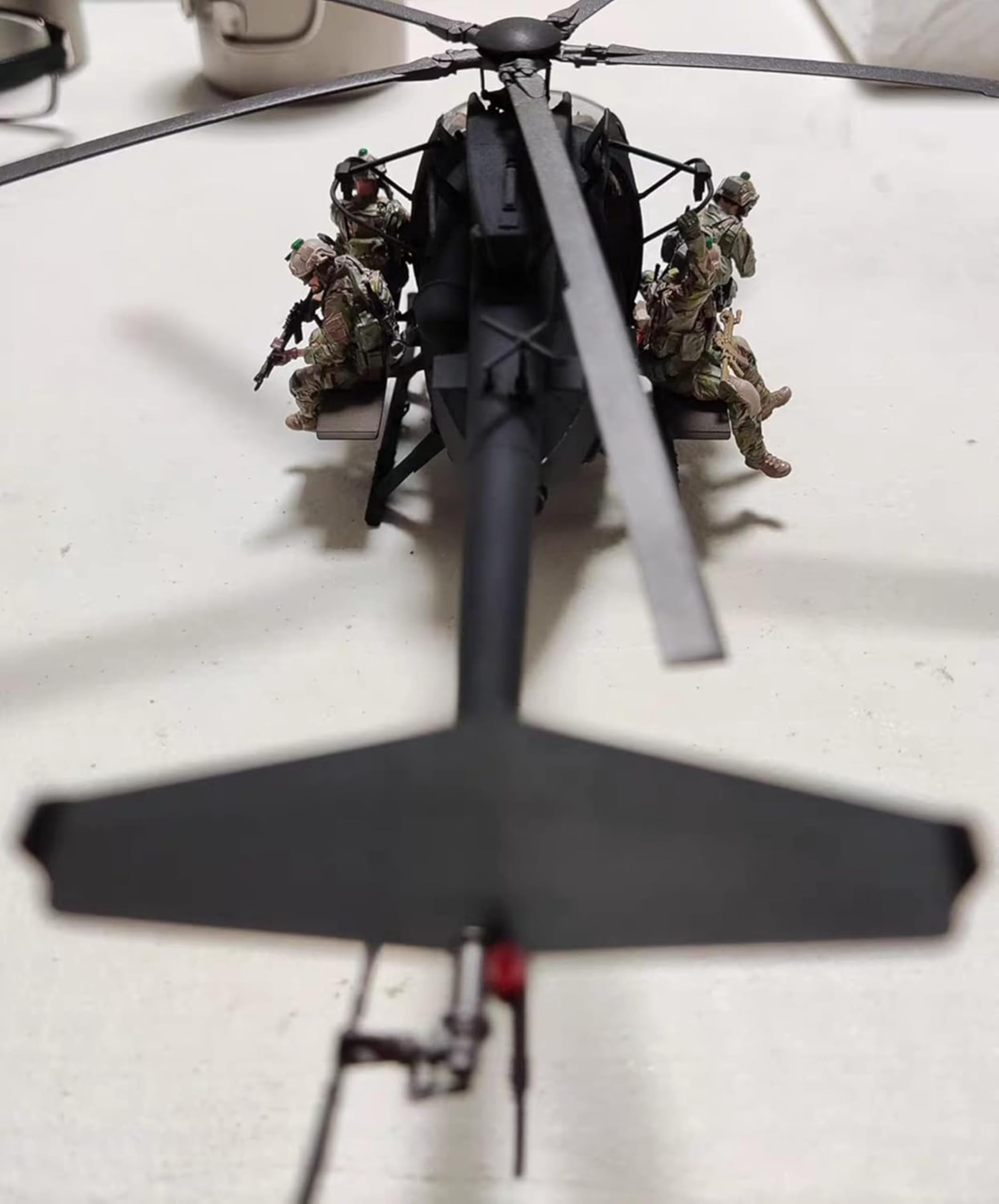 1/35 Maqueta de Resina de Soldado Comando de helicóptero Estadounidense sin Pintar y sin ensamblar (6 Personas, sin aeronave) //Y3jO7lo9