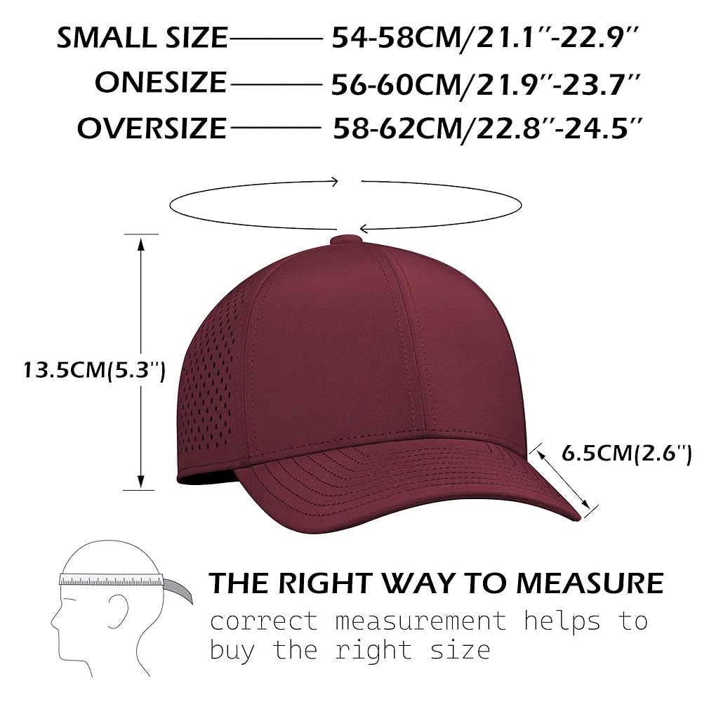 Petite Snapback Hats for Small Heads Men Women,Maroon