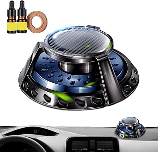 Car Air Freshener Solar Energy, Solar Car Air Freshener | Roterande Påfyllningsbar långvarig för bilinredningshem
