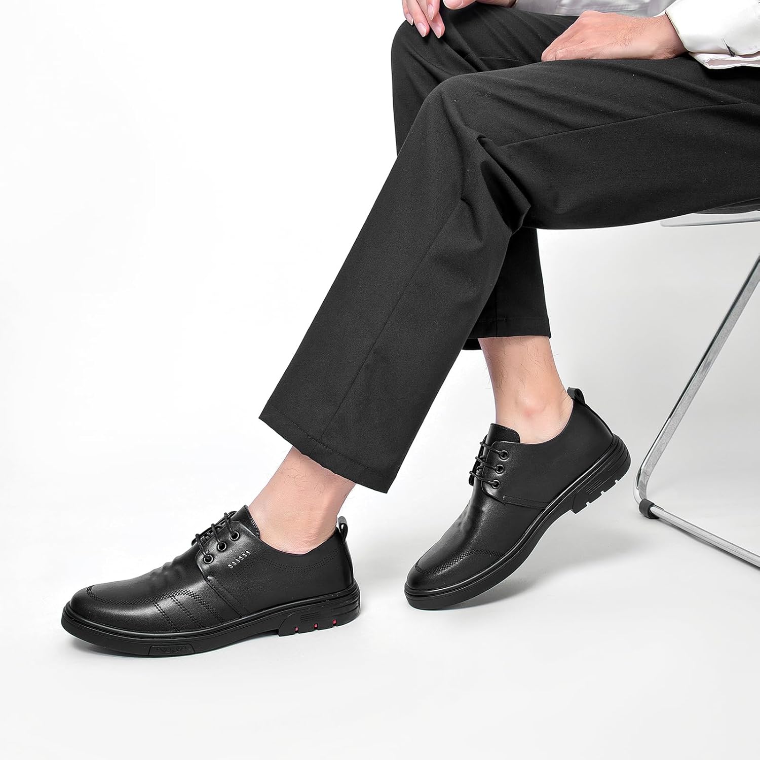 Mens Dress Shoes Comfortable Formal Casual Shoes Business Work Dance Wedding Church Lace Up Men's Oxfords, US Size 6-13 - Image 7