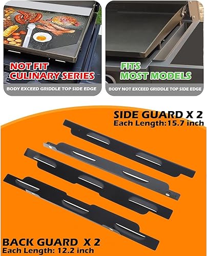 Miniatura 3 de Muloo Wind Guards for Blackstone Griddle 36 Inch,Stainless Steel Magnetic Wind Guards,Grill Accessories for Outdoor Cooking Wind Guards