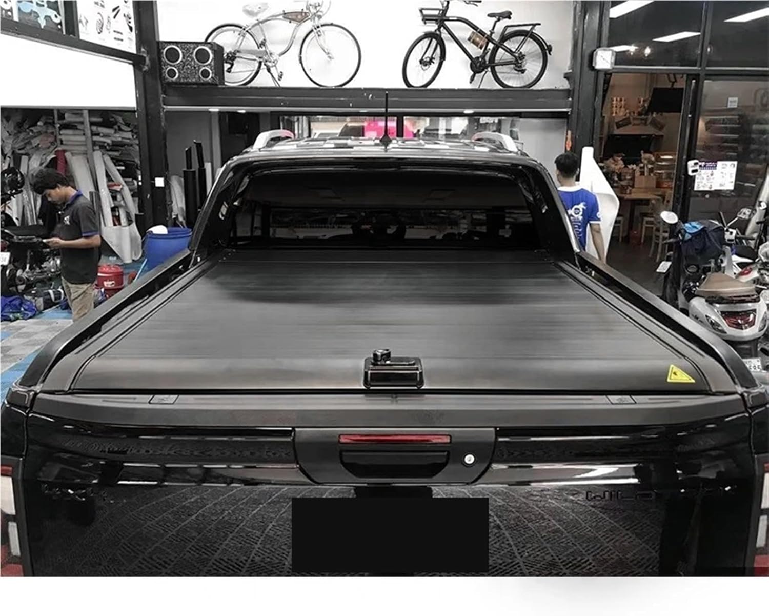 Pickup Retractable Truck Bed Covers F150 Accessories Tonneau Cover Compatible with Ford Ranger Wildtrak 2023(02 with Passwordlock)