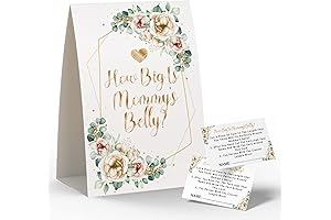 How Big Is Mommy's Belly Baby Shower Game