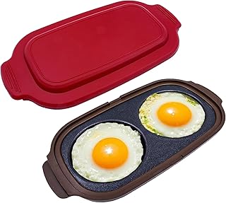 Microwave Egg Cooker - Egg Cooker Microwave, Multi-use Microwave Egg, Cooker & Poacher for Breakfast Sandwiches, Save Time,Portable,Microwave Egg Fryer for Home,Travel,Gifts(Red)