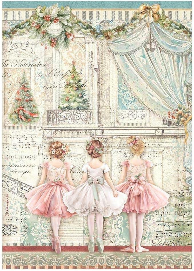 Stamperia A4 Decoupage Rice Paper The Nutcracker Ballet