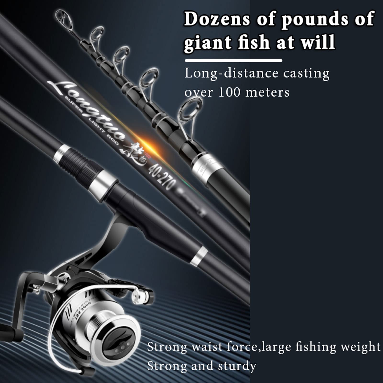 Best Telescoping Fishing Rod And Reel Combo – AZENHUA telescoping Telescopic Fishing Rod and Reel Combo ...