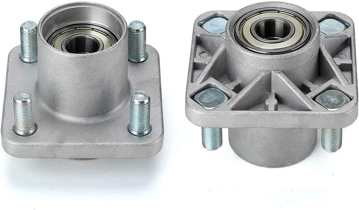 Golf Cart Front Wheel Hub Assembly with Bearings for Club Car DS & Precedent 2003-up Gas & Electric, OEM# 102357701