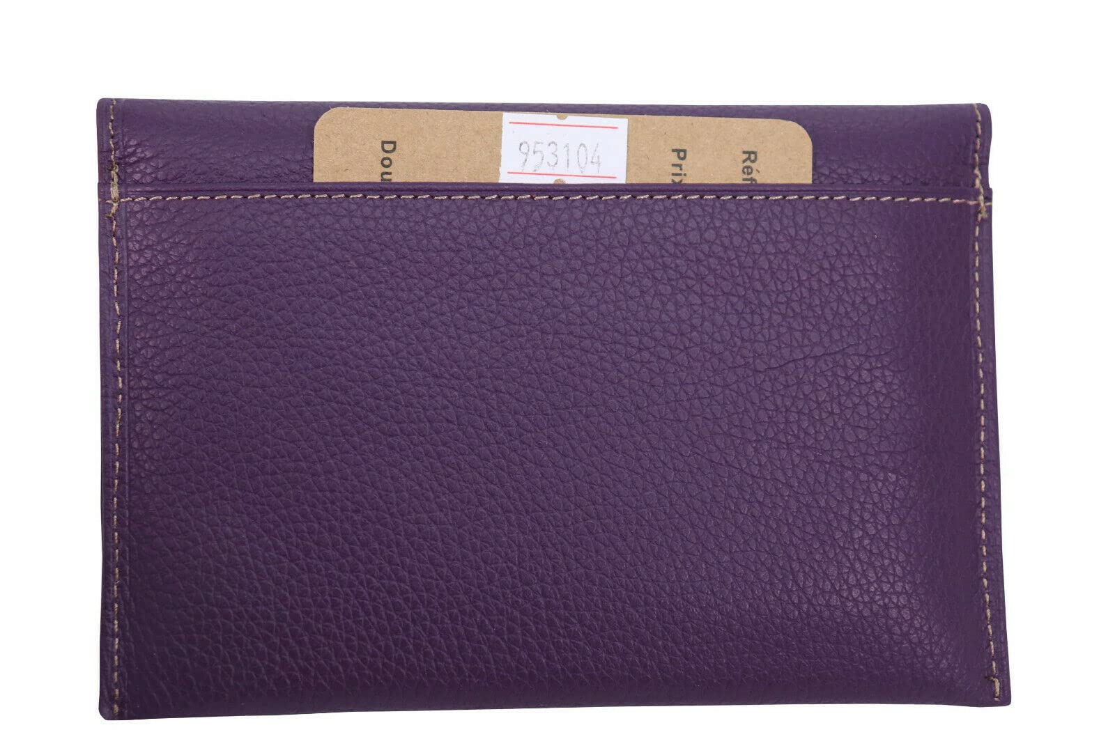 Pochette pour carte grise KATANA en cuir grainé réf 953104 (11 coul. disp.) (violet)